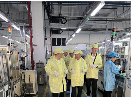 蒋文春莅临绵阳8188cc威尼斯深圳分公司调研